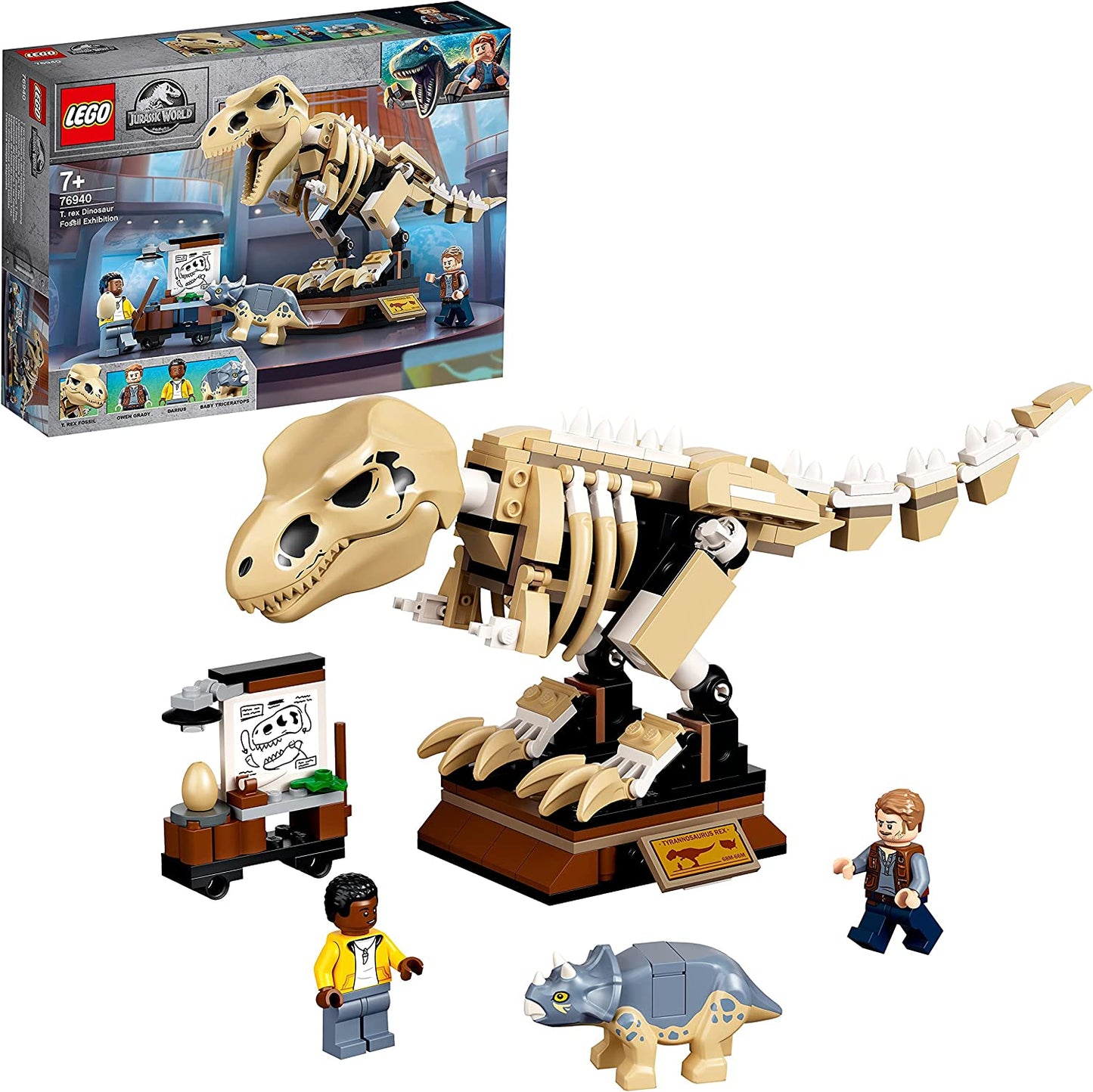 LEGO 76940 - Jurassic World T. Rex-Skelett in der Fossilienausstellung - NEU OVP