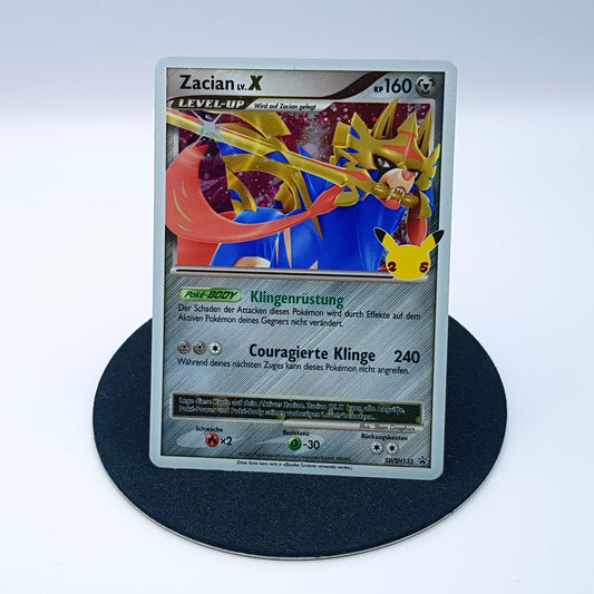 Zacian Lv. X SWSH135 Black Star Promo rare holo Schwert & Schild DE Pokemon Karte