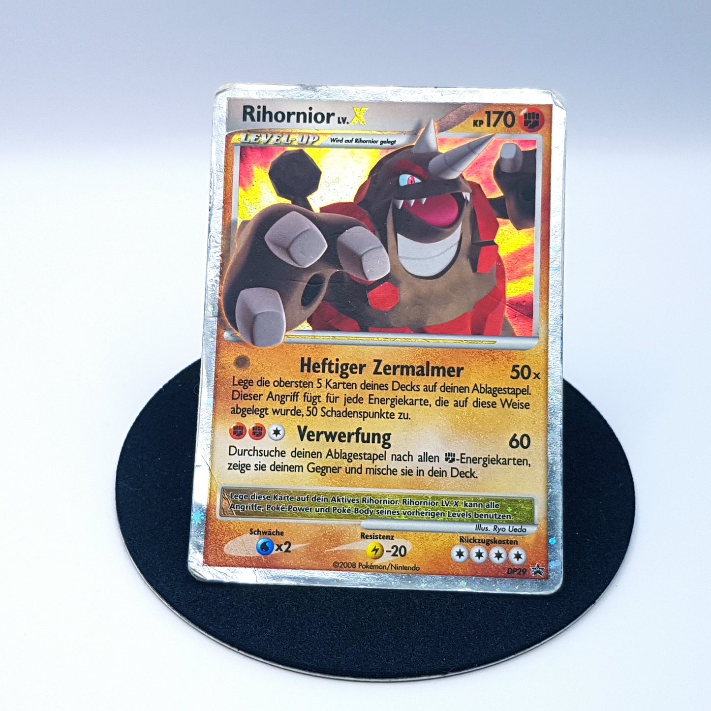 Rihornior Lv. X DP29 Black Star Promo rare holo Diamant & Perl 2008 DE Pokemon