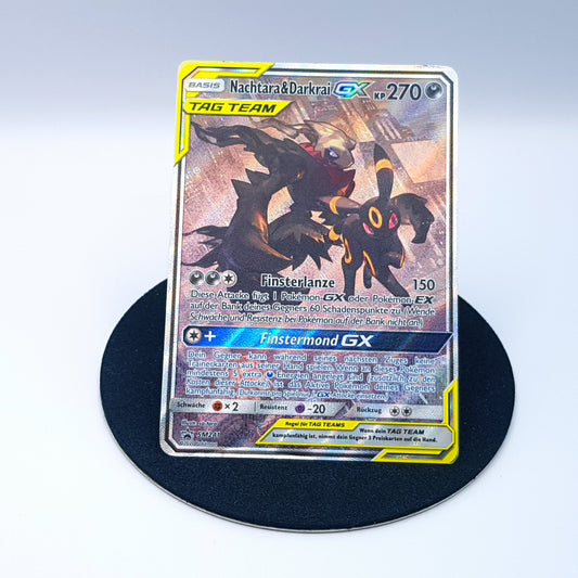 Nachtara & Darkrai GX SM21 Black Star Promo rare Sonne & Mond 2019 DE Pokemon