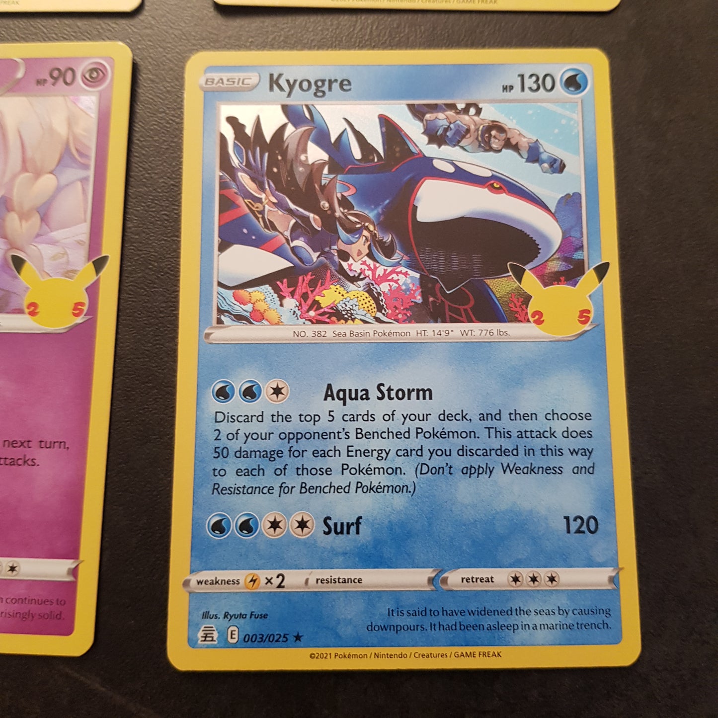 9 x Holo Pokemon Karten 25th Anniversary Celebrations - z.B. Lugia, Dialga, Kyogre