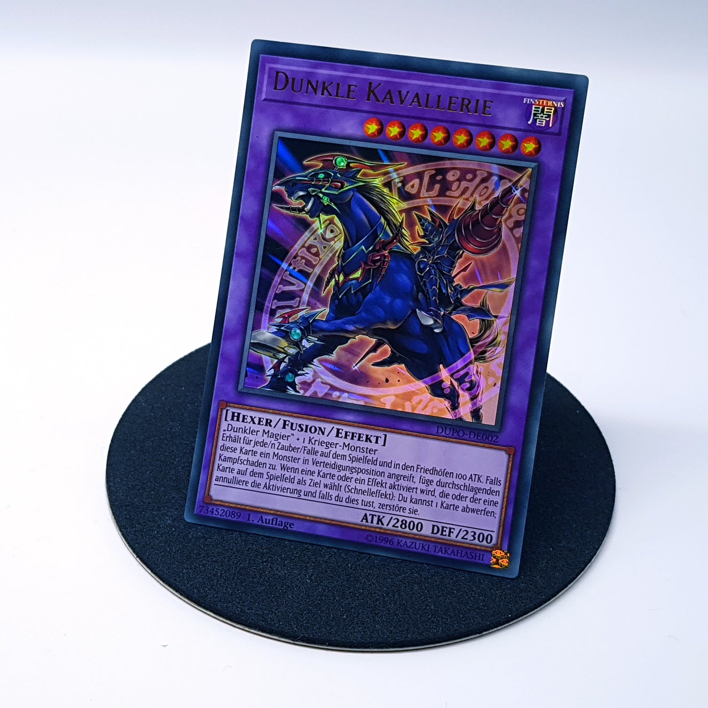 Yu-Gi-Oh Dunkle Kavallerie DUPO-DE002 holo 1. Auflage