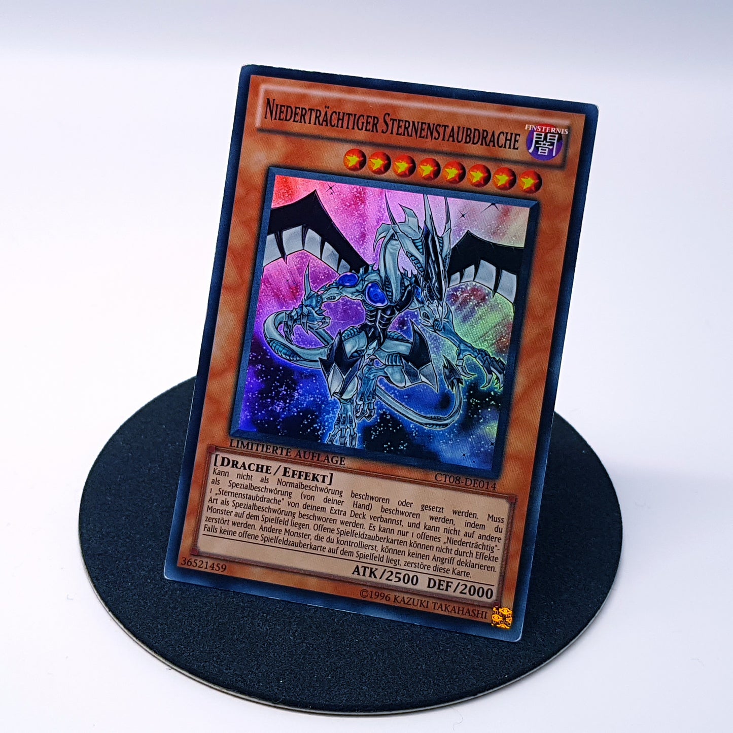 Yu-Gi-Oh Niederträchtiger Sternenstaubdrache CT08-DE014 holo limitierte Auflage