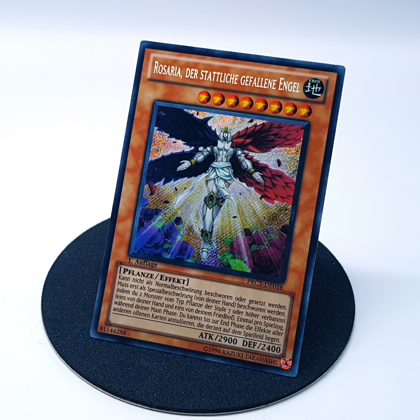 Yu-Gi-Oh Rosaria, der stattliche gefallene Engel PRC1-DE016 holo 1. Auflage