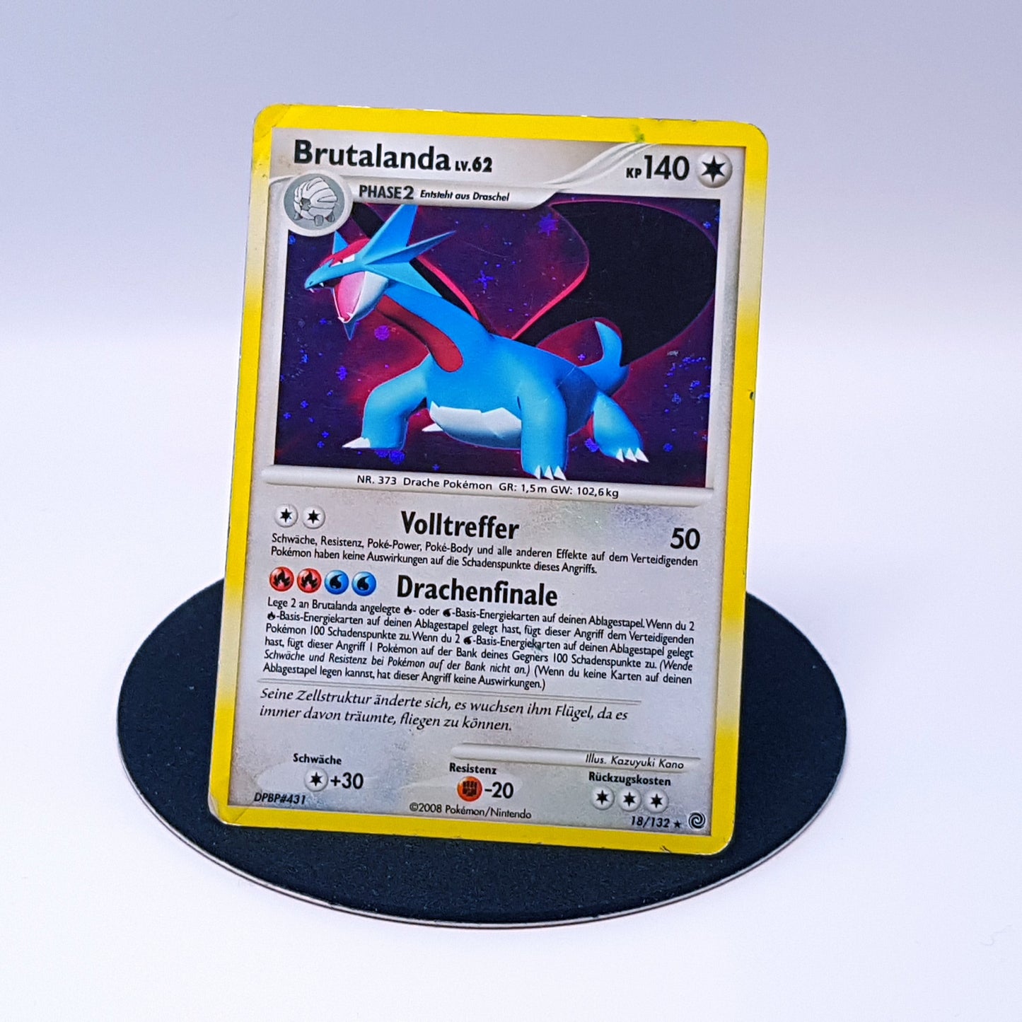 Brutalanda 18/132 holo rare Pokemonkarte DE 2008