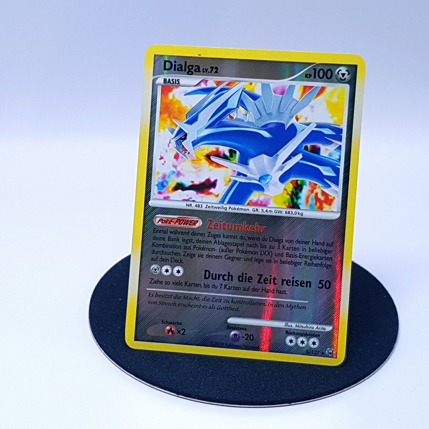 Dialga 5/127 rare reverse holo Pokemonkarte DE 2009