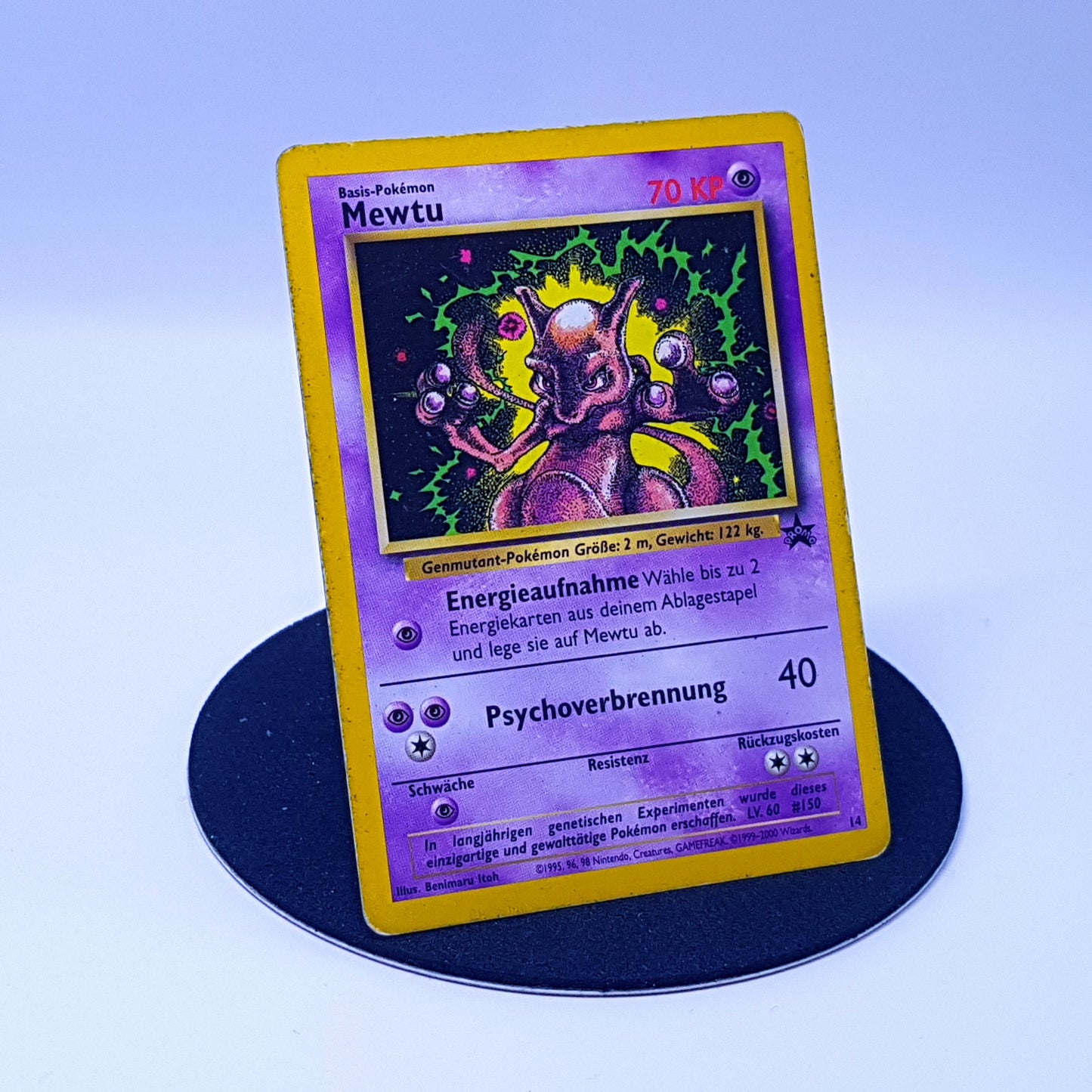 Mewtu 14 Black Star Promo Pokemonkarte DE 2000