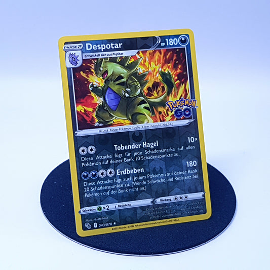 Despotar 043/078 rare reverse holo Pokemonkarte DE 2022