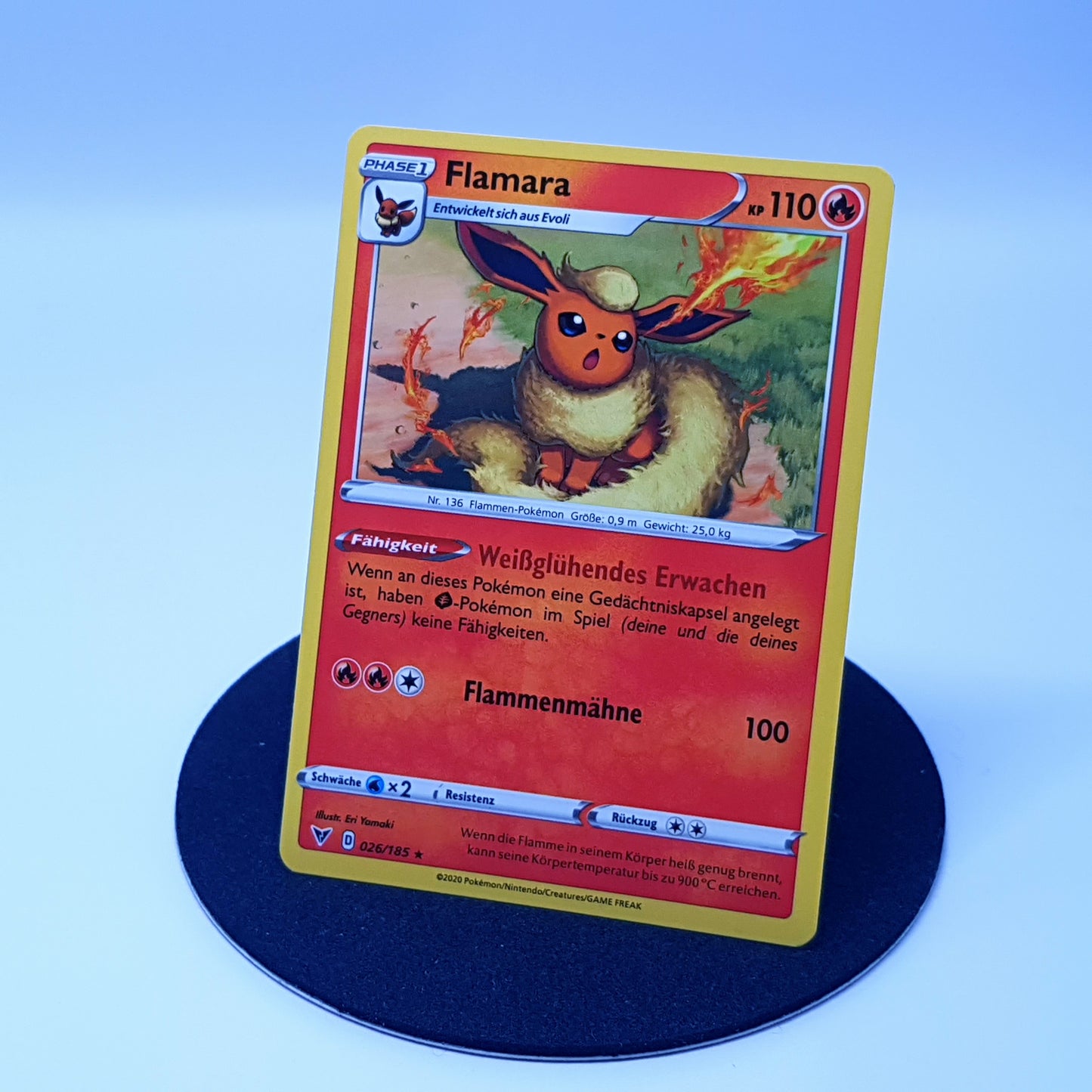 Flamara 026/185 rare DE 2020 Mint