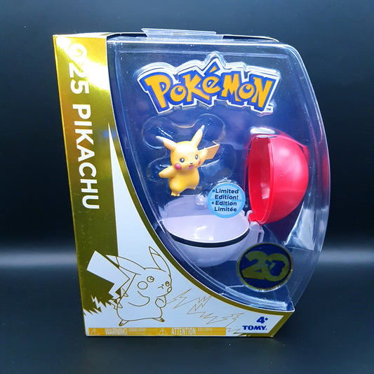 Pokemon Pikachu Actionfigur Spielzeug Kinder 20th Anniversary limited Edition Tomy