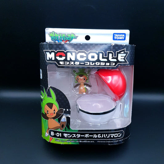 Takaratomy Pokemon Monster Collection Figur B-01 Mon-Colle PokeBall & Chespin