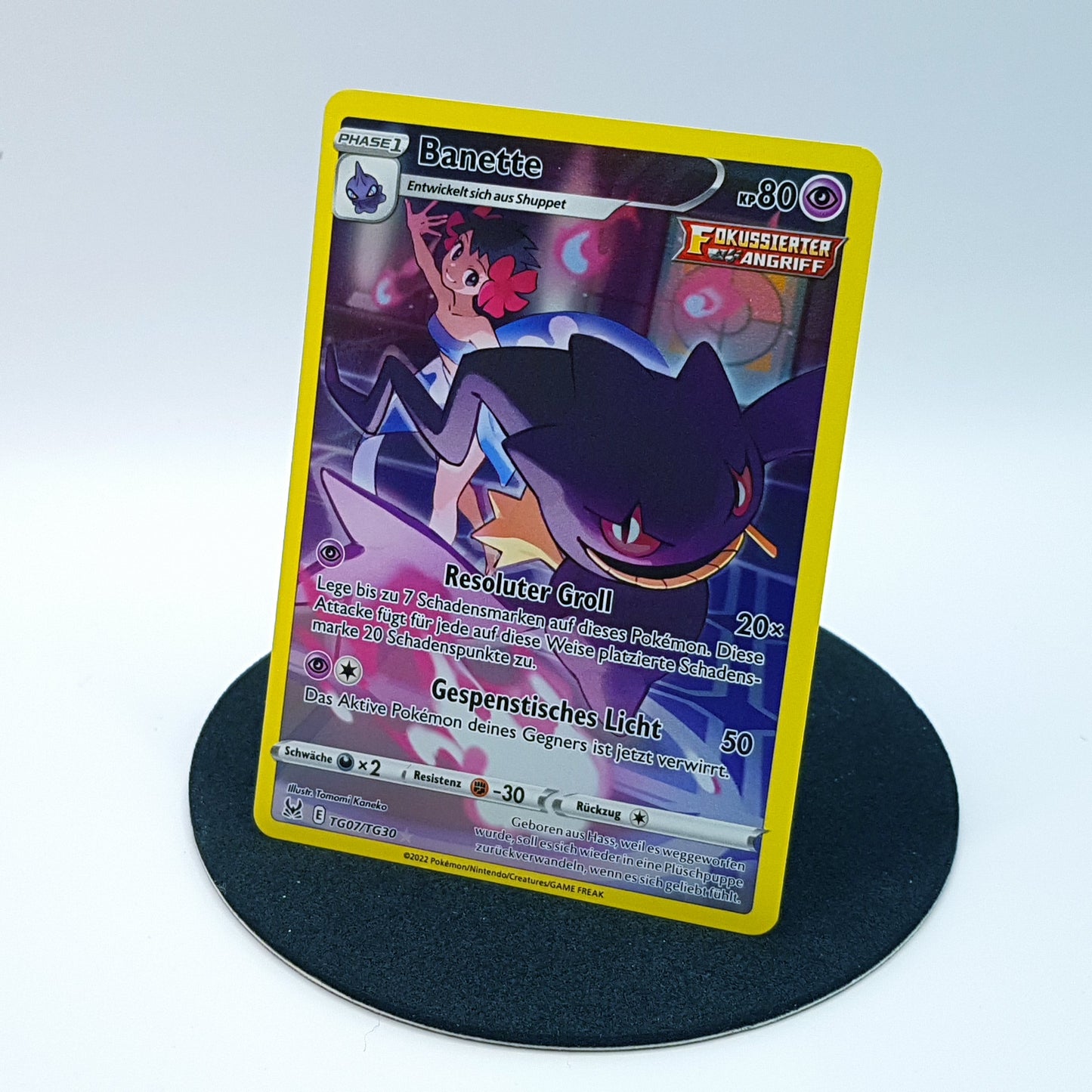 Pokemonkarte - Banette TG07/TG30 rare holo DE 2022 Mint