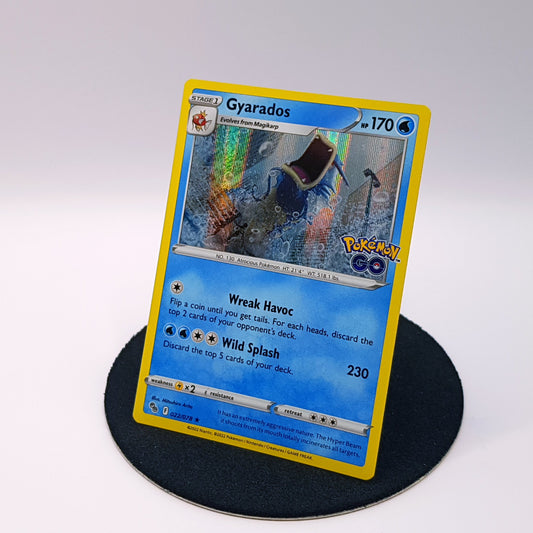 Pokemonkarte - Gyarados 022/078 rare holo EN mint Pokemon Go 2022