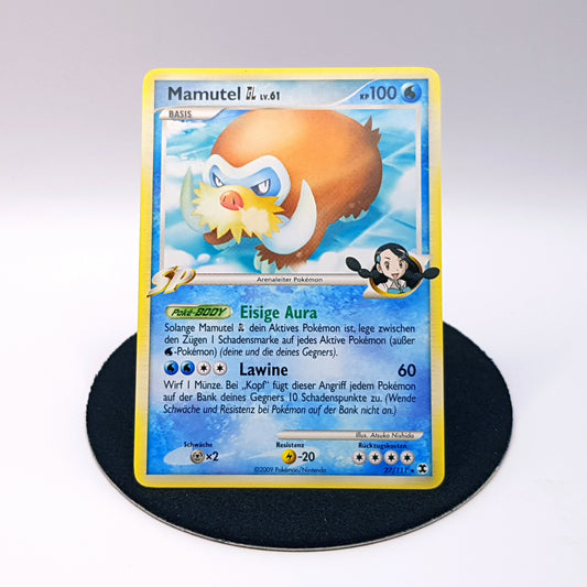 Pokemonkarte - Mamutel 27/111 rare DE near mint 2009