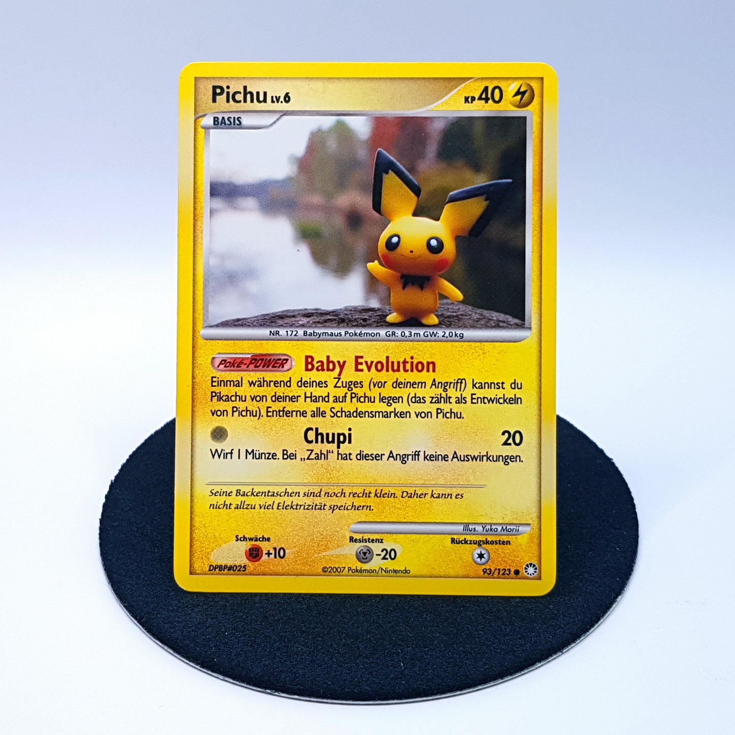 Pokemonkarte - Pichu 93/123 DE near mint 2007