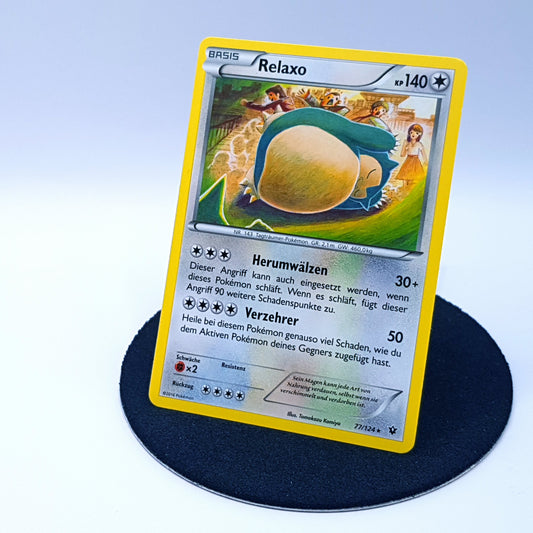 Pokemonkarte - Relaxo 77/124 rare DE 2016 NM