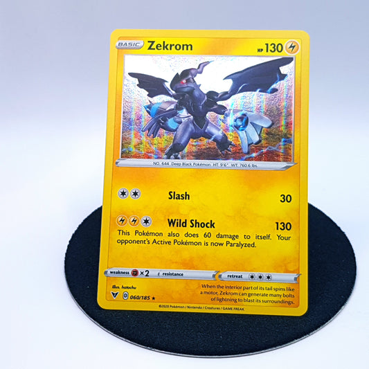 Pokemonkarte - Zekrom 060/185 rare holo EN 2020 MINT