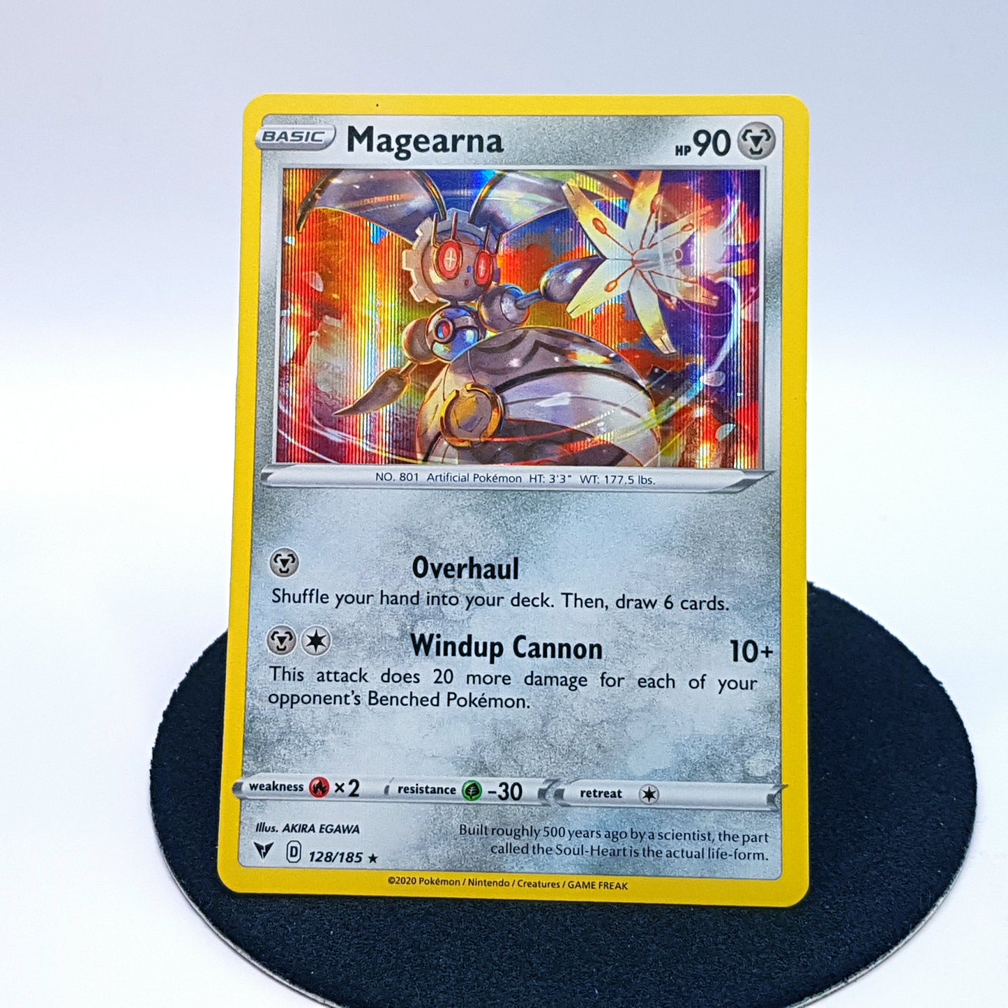 Pokemonkarte - Magearna 128/185 rare holo EN 2020 MINT