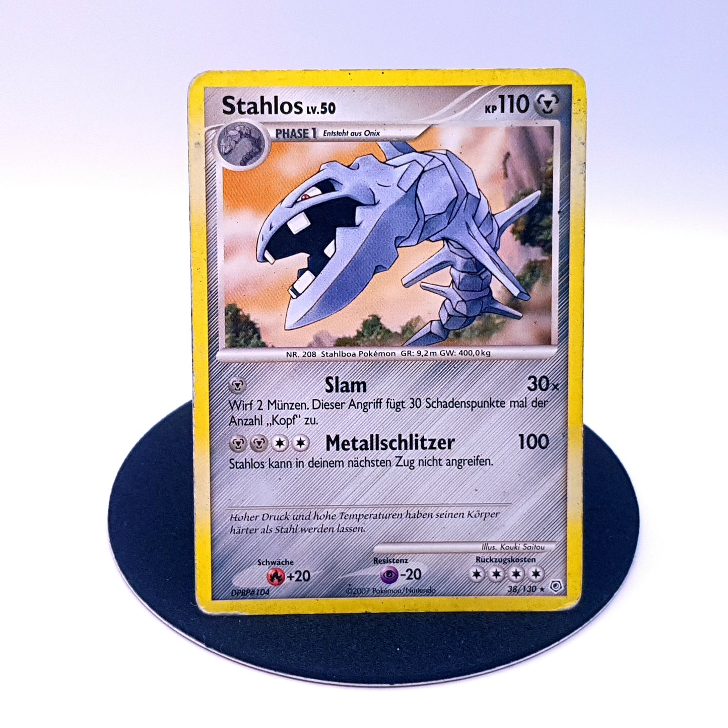 Pokemon Karte Stahlos 38/130 Diamant & Perl 2007