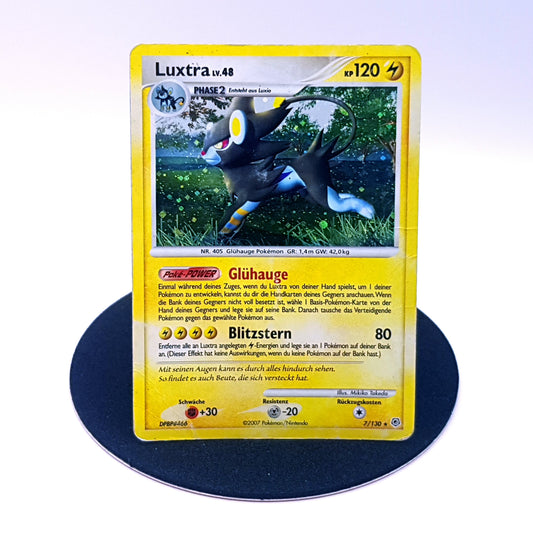 Pokemon Karte Luxtra 7/130 holo Diamant & Perl 2007