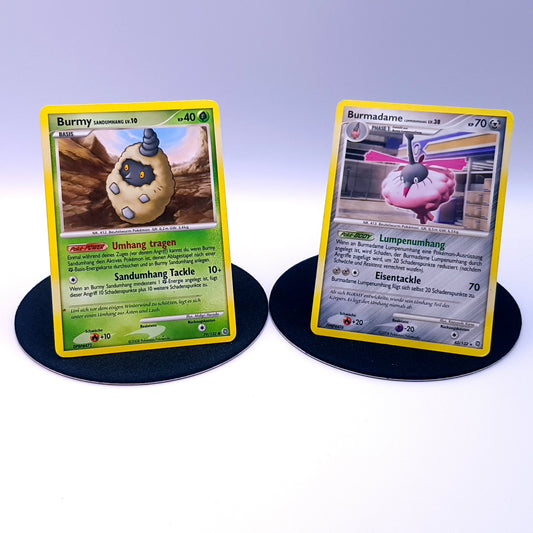 Pokemon Karten Burmy 79/132 & Burmadame 43/132 Diamant & Perl 2008