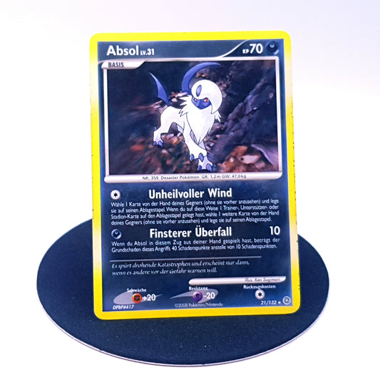 Pokemon Karte Absol 21/132 Diamant & Perl 2008 good