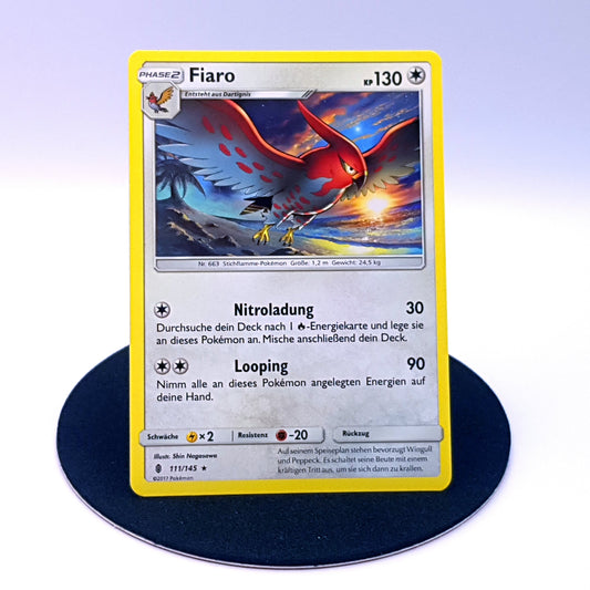 Pokemon Karte Fiaro 111/145 Sonne & Mond 2017 mint