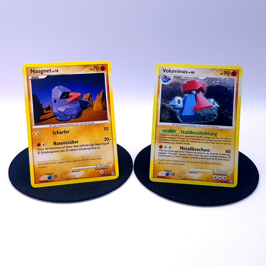 Pokemon Karten Nasgnet 109/146 & Voluminas 13/146 holo Diamant & Perl 2008 near mint