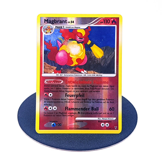 Pokemon Karte Magbrant 6/147 reverse holo Platin 2009