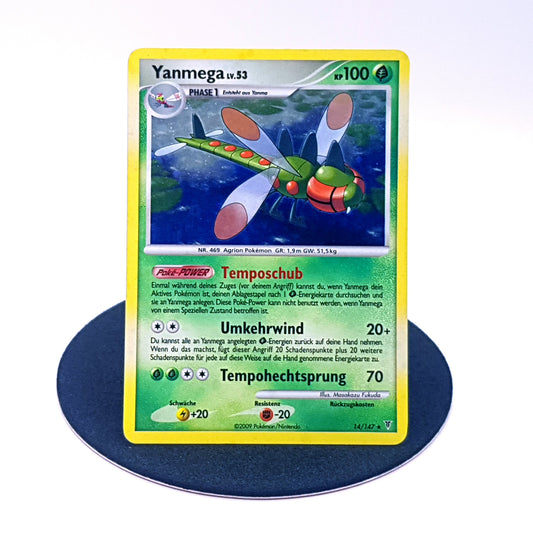 Pokemon Karte Yanmega 14/147 holo Platin 2009