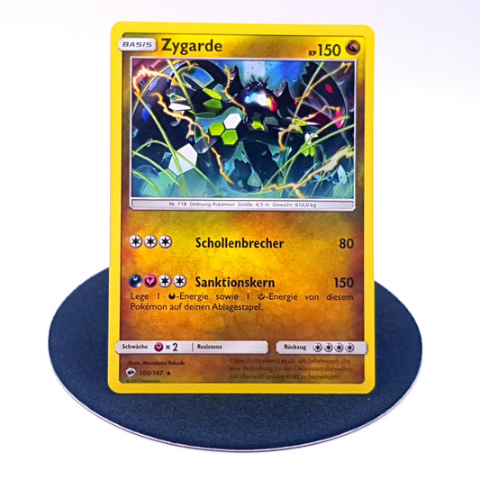 Pokemon Karte Zygarde 100/147 holo Sonne & Mond 2017