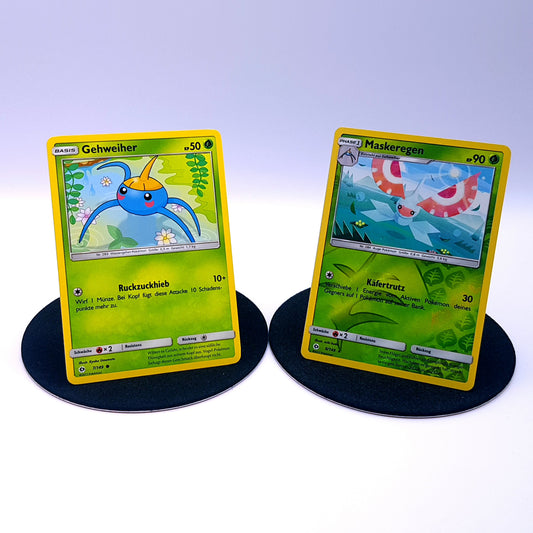 Pokemon Karten Gehweiler 7/149 & Maskeregen 8/149 holo Sonne & Mond 2017 mint