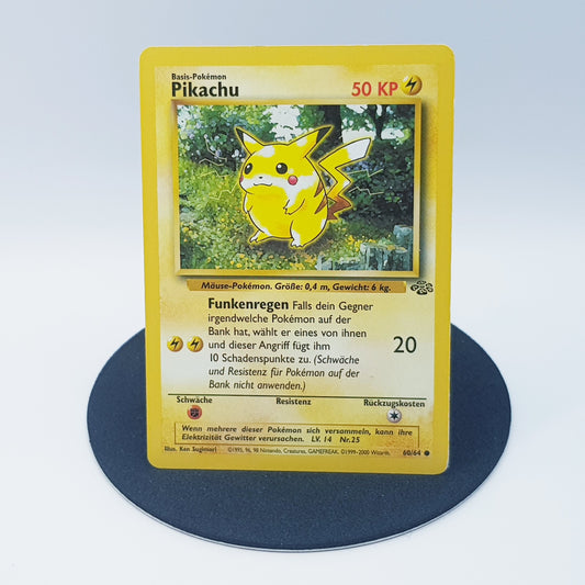 Pokemon Karte Pikachu 60/64 Dschungel Set 2000 Near Mint