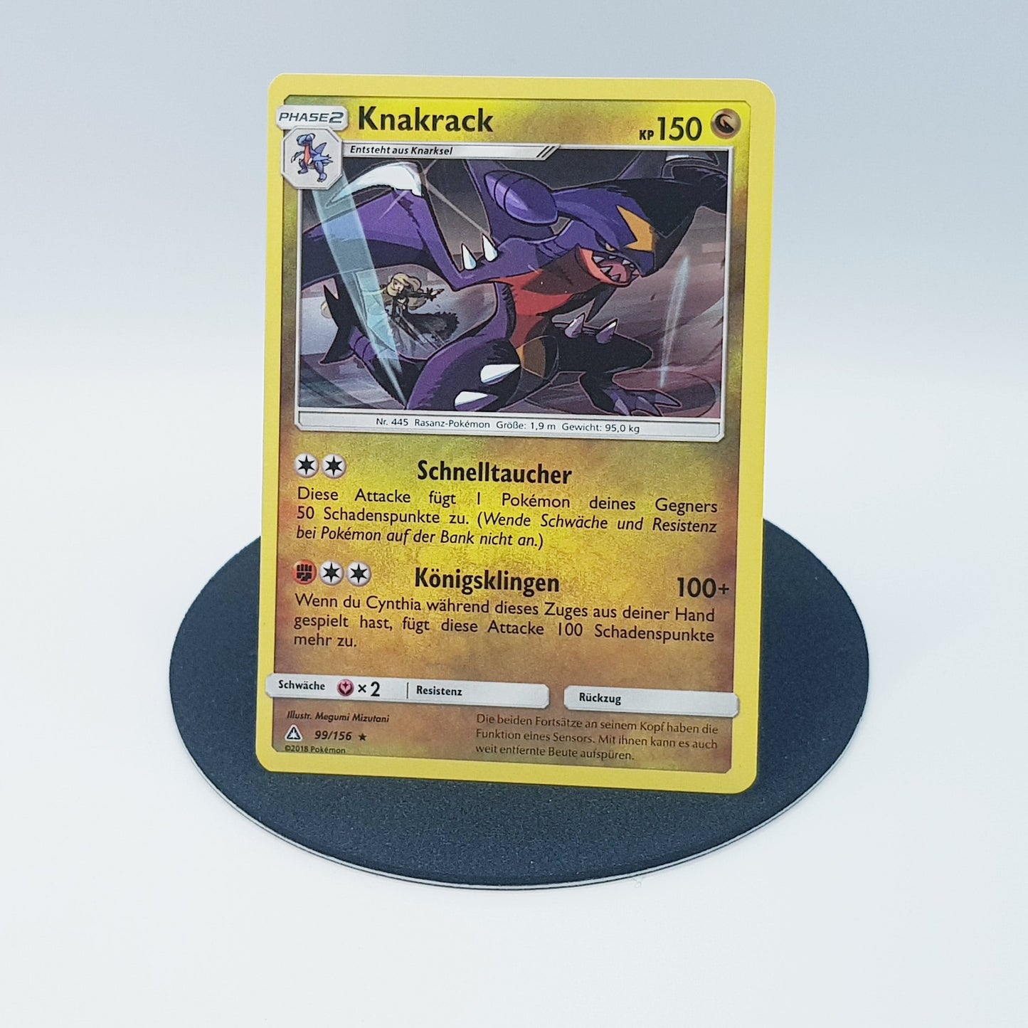 Pokemon Karte Knakrack 99/156 Mint 2018 DE