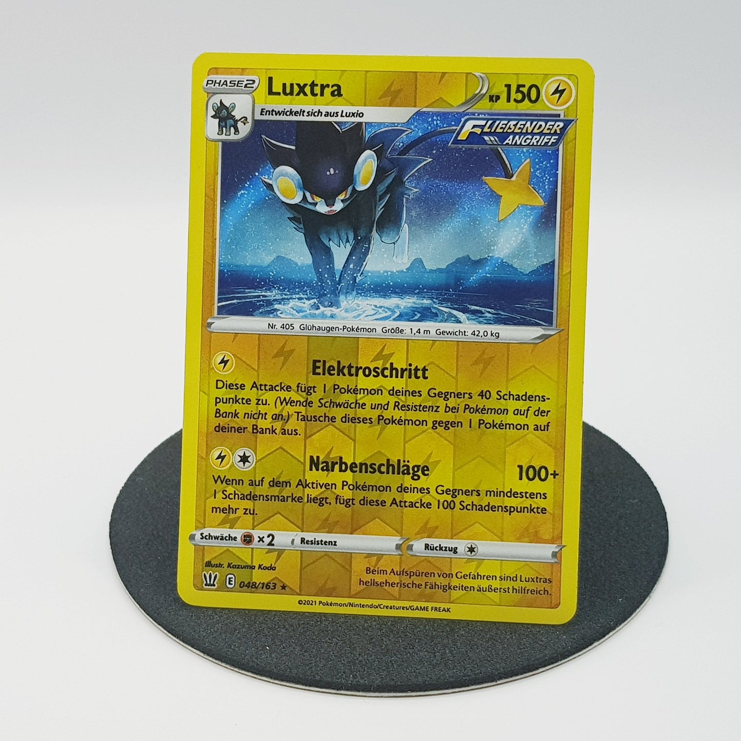 Pokemon Karte Luxtra 48/163 rare holo Mint DE