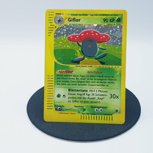 Pokemon Karte Giflor 31/165 e-Card Expedition Base Set GOOD 2002 DE