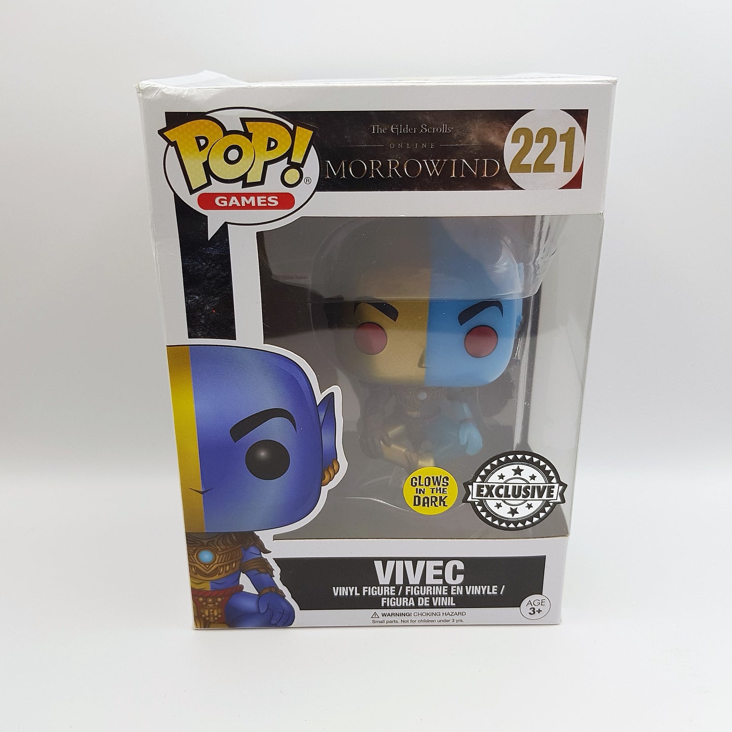 FUNKO POP Games - Elder Scrolls #221 Vivec Exclusive Glows in the Dark Vinyl Figur