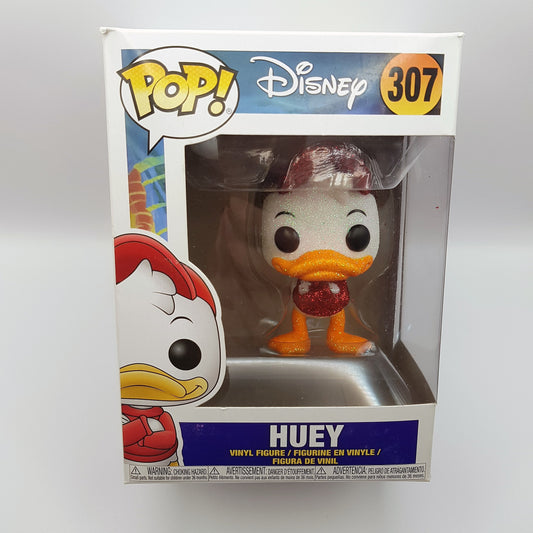 FUNKO POP - Disney Ducktales #307 Huey Diamond Glitter Glitzer Vinyl Figur