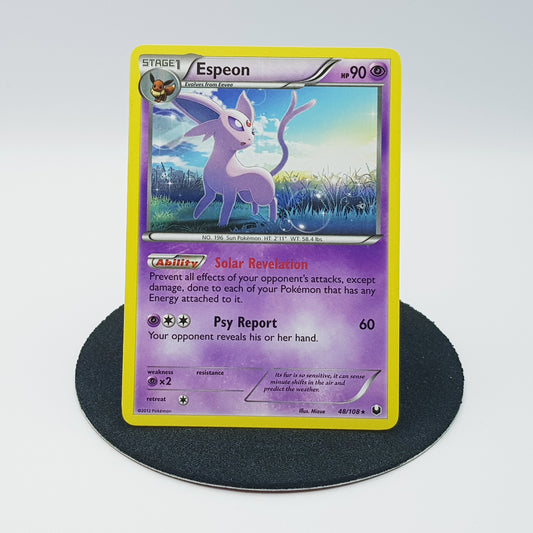 Espeon 48/108 - Schwarz & Weiß - Erforscher der Finsternis 2012 - EN - Pokemon Karte