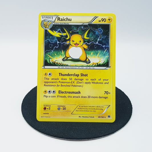 Raichu 49/162 - XY Zyklus - Turbostart 2015 - EN - Pokemon Karte