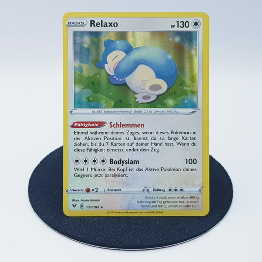 Relaxo 131/185 rare holo - Schwert & Schild - Farbenschock 2020 - DE - Pokemon Karte