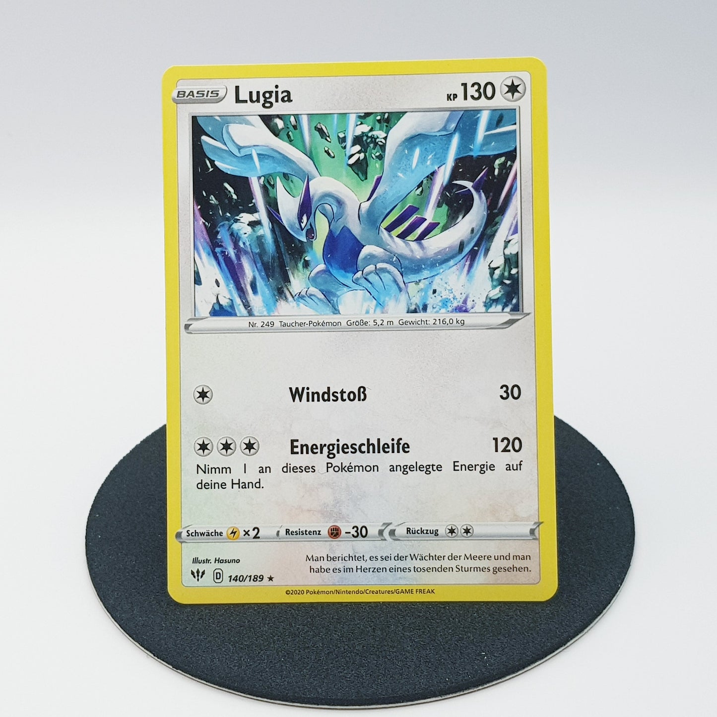 Lugia 140/189 rare - Schwert & Schild - Flammende Finsternis 2020 - DE - Pokemon