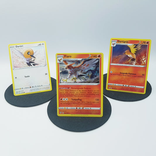 Dartiri 151/189 Dartignis 031/189 Fiaro 032/189 rare - Schwert & Schild - Flammende Finsternis 2020 - DE - Pokemon