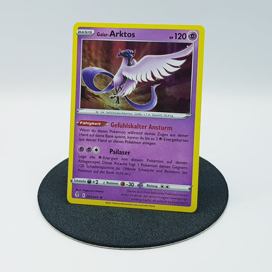 Galar-Arktos 063/203 rare holo Schwert & Schild - Drachenwandel 2021 DE Pokemon