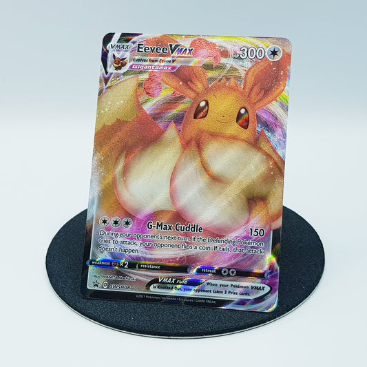 Eevee Evoli VMAX SWSH087 rare holo Fullart - Black Star Promo 2021 EN Pokemon