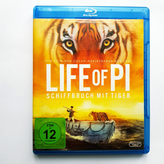 Life of Pi - Schiffbruch mit Tiger - Blu Ray Zustand sehr gut