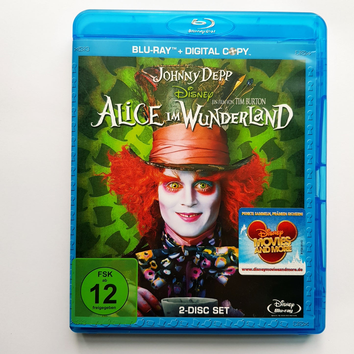 Disney Alice im Wunderland - Johnny Depp - Blu Ray Zustand sehr gut
