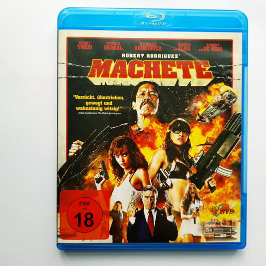 Machete - Steven Seagal Robert Rodriguez Robert De Niro - Blu Ray Zustand sehr gut