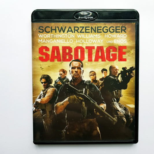 Sabotage - Arnold Schwarzenegger - Blu Ray Zustand sehr gut