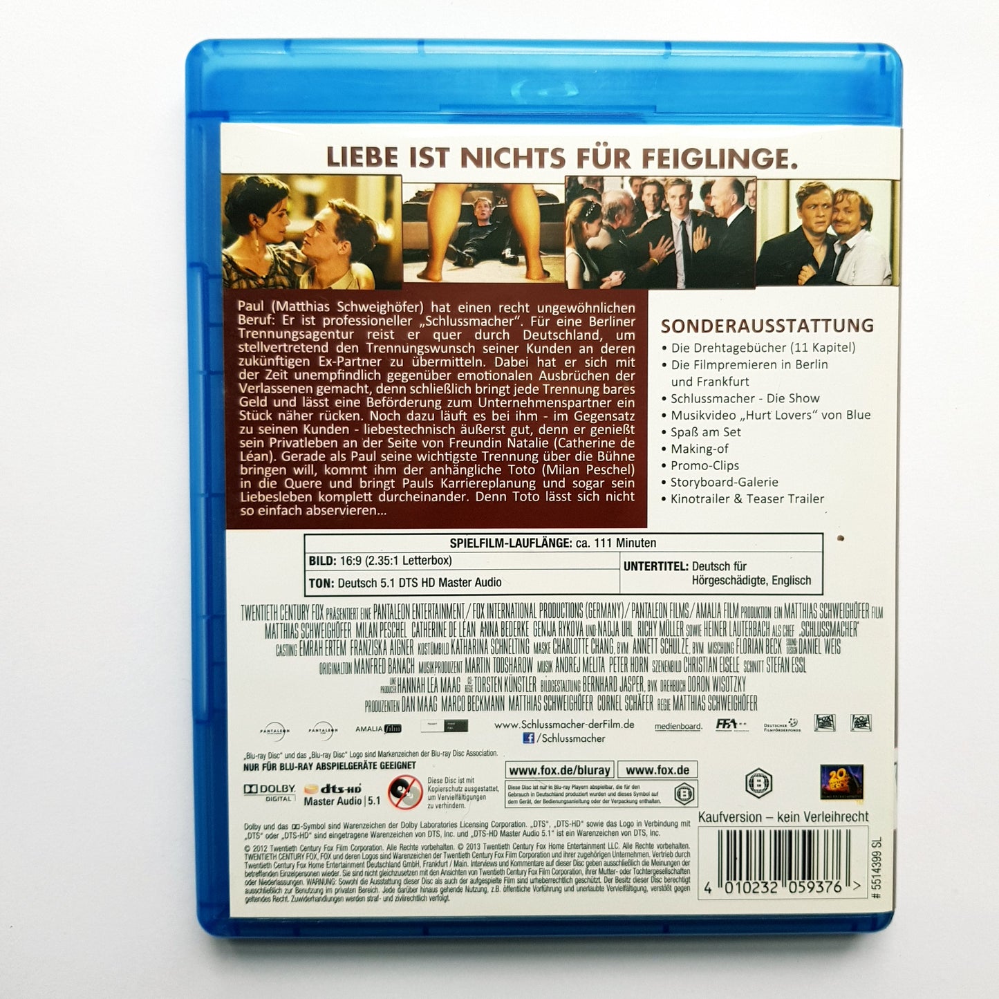 Schlussmacher Fan Edition - Matthias Schweighöfer - Blu Ray Zustand sehr gut